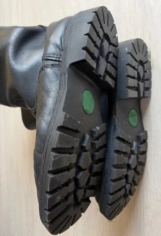 Stivali Moto Pelle Neri Tg 44