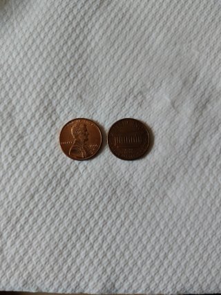 2 Monedas Centavo Americano 1999