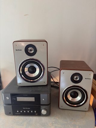 Minicadena Mx Onda Plata/Marrón
