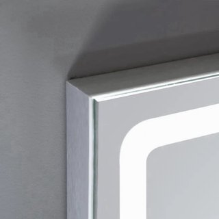 Espejo baño LED 120x80 moderno luz blanca