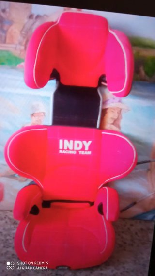 Silla Coche Bebe Indy Racing Team Roja,Marca Janè.