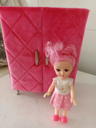 Armario Joyero Rosa Muñeca