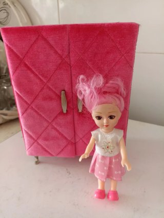 Armario Joyero Rosa Muñeca
