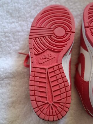 Dunk Low rosas y blancas