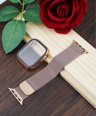 Correa y Carcasa Rose Gold Apple Watch serie 10/11