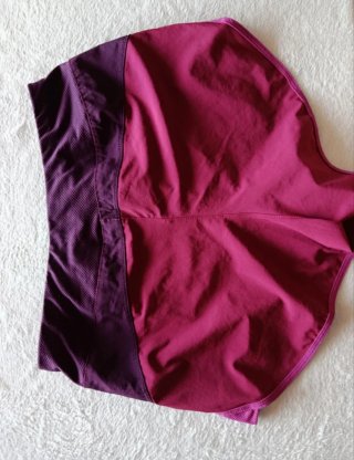 Pantalón corto deportivo morado Domyos