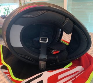 Casco LS2 Vector Evo Talla S Negro Rosa