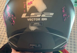 Casco LS2 Vector Evo Talla S Negro Rosa