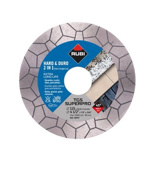 Disco de corte Rubi TGS SUPERPRO 115mm