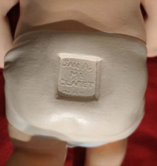 Niño Jesús 32 cm Sello Olot Ojos Cristal