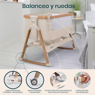 Minicuna Cozee Air regulable 0-6m