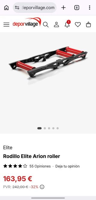 Rodillo Elite Arion Equilibrio