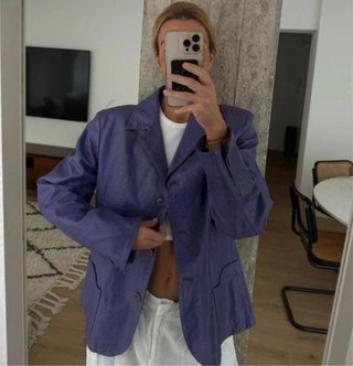 Cazadora Piel Chaqueta Blazer Cuero