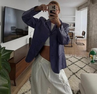 Cazadora Piel Chaqueta Blazer Cuero
