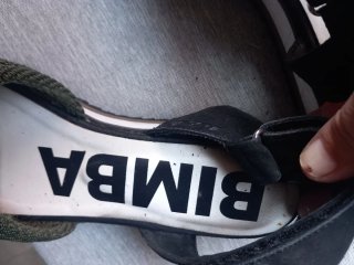 Sandalias Bimba y Lola Negras y Verdes