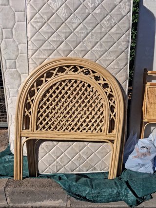 Cabezal de cama bambú 90