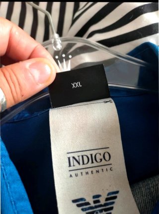 Camisa Emporio Armani Azul