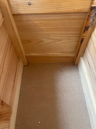 Baúl de madera de pino