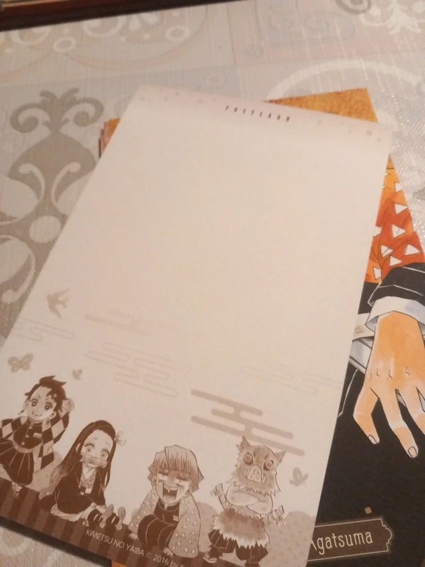 Demon Slayer Kimetsu no yaiba Cartoline Postcard