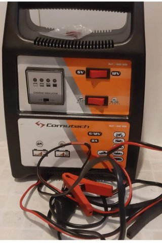 Cargador Batería Comutech 6/12V 8A