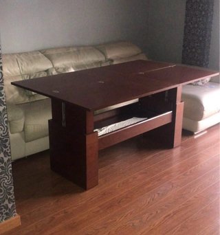Mesa comedor o de centro multiposición madera.
