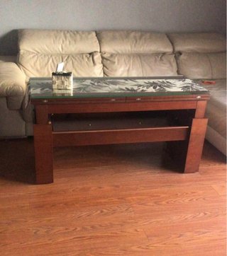 Mesa comedor o de centro multiposición madera.