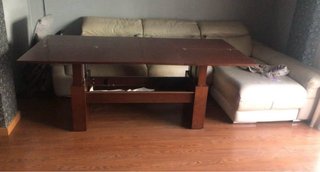 Mesa comedor o de centro multiposición madera.
