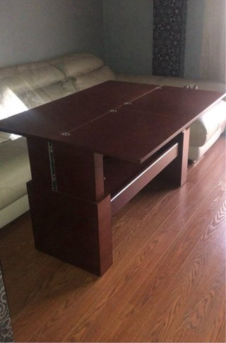 Mesa comedor o de centro multiposición madera.