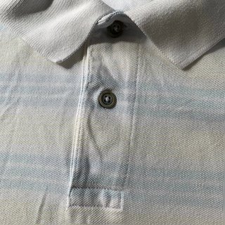 Nautica Polo Blanco Rayas Pastel Vintage Y2K Oversize XL
