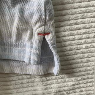 Nautica Polo Blanco Rayas Pastel Vintage Y2K Oversize XL