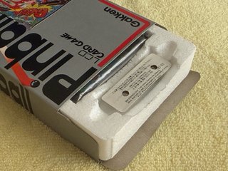 Gioco di carte LCD Pinball Gakken Flipper nuovo in scatola