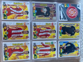 Lote cromos Girona distintas temporadas