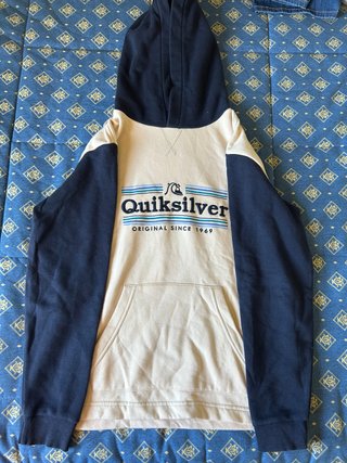 Sudadera Quiksilver Beige y Azul