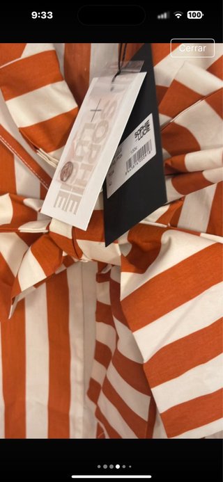 Camisa Sophie&Lucie rayas teja y beis.