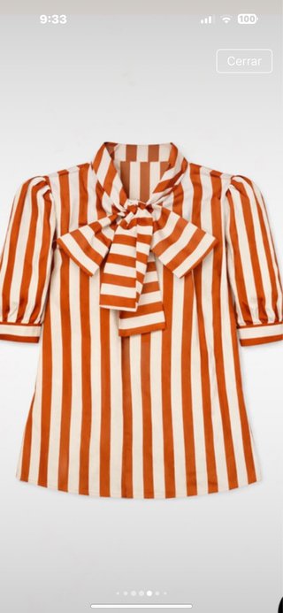 Camisa Sophie&Lucie rayas teja y beis.