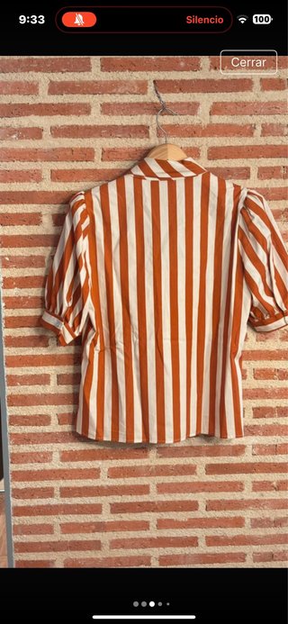 Camisa Sophie&Lucie rayas teja y beis.
