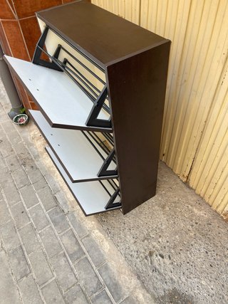 zapatero Mueble de 3 cajones marrón