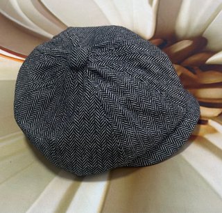 Gorra estilo boina espiga