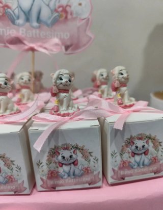 Bomboniere Disney Marie Gattino Battesimo