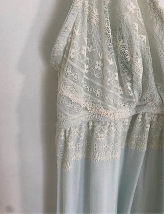 Camisón Oysho verde agua