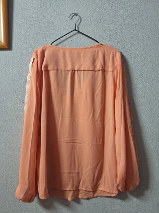 Blusa Lamorena T.L mangas abiertas