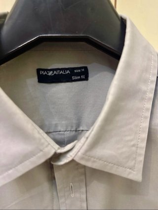 Camicia uomo grigia M Piazza Italia