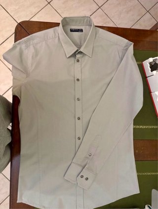 Camicia uomo grigia M Piazza Italia