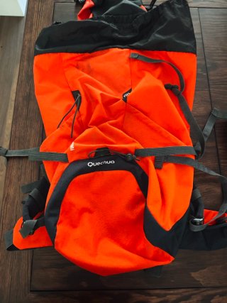Mochila Quechua Forclaz 40L Naranja