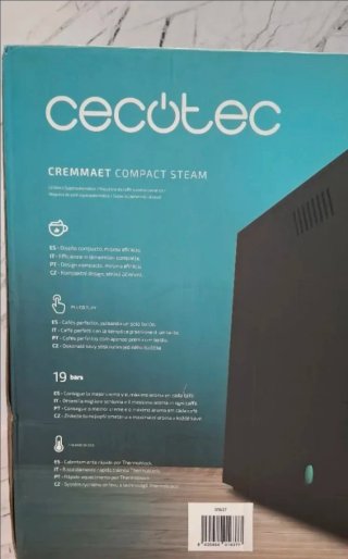 Cafetera Cecotec cremmaet compact Steam