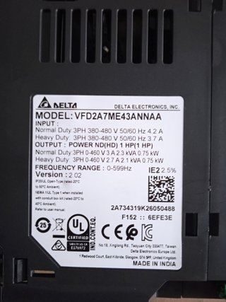 NUEVO...Inverter Delta ME300....380v
