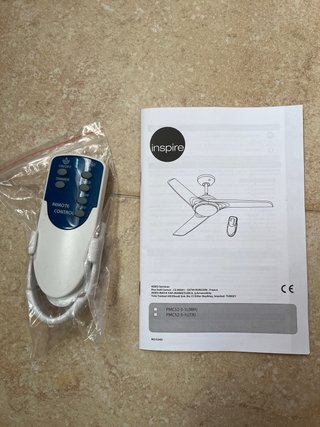 Ventilador de techo con luz y mando