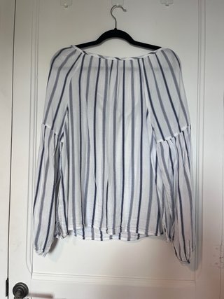 Blusa Rayas Azul y Blanca Brownie