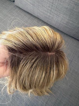 Peluca Fibra Nueva Beige y Dorado