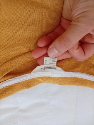 Camisola Springfield amarela com folhos